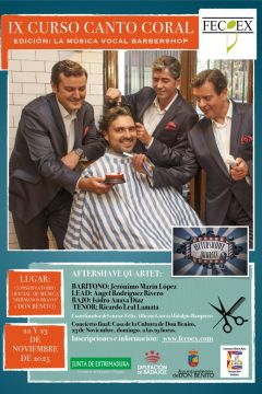 IX Curso de Canto Coral Fecoex: La música vocal Barbershop