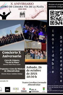 Concierto X Aniversario Coro de Cámara "Vía de la Plata"