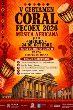 V Certamen Coral Fecoex 2026 Música Africana