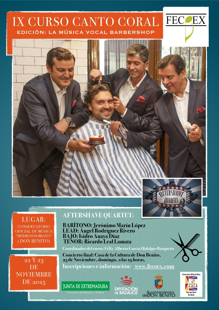 Curso de canto coral Barbershop